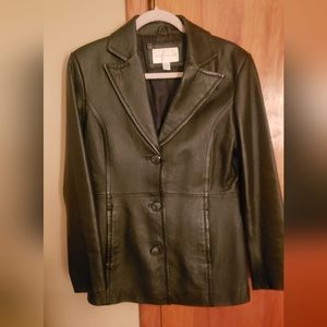 Worthington Genuine Leather Jacket [Small]